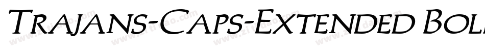 Trajans-Caps-Extended Bold Italic字体转换
